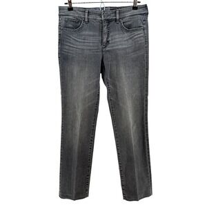LAUREN RALPH LAUREN Women's Heritage Straight Leg Jeans • 4 • gray